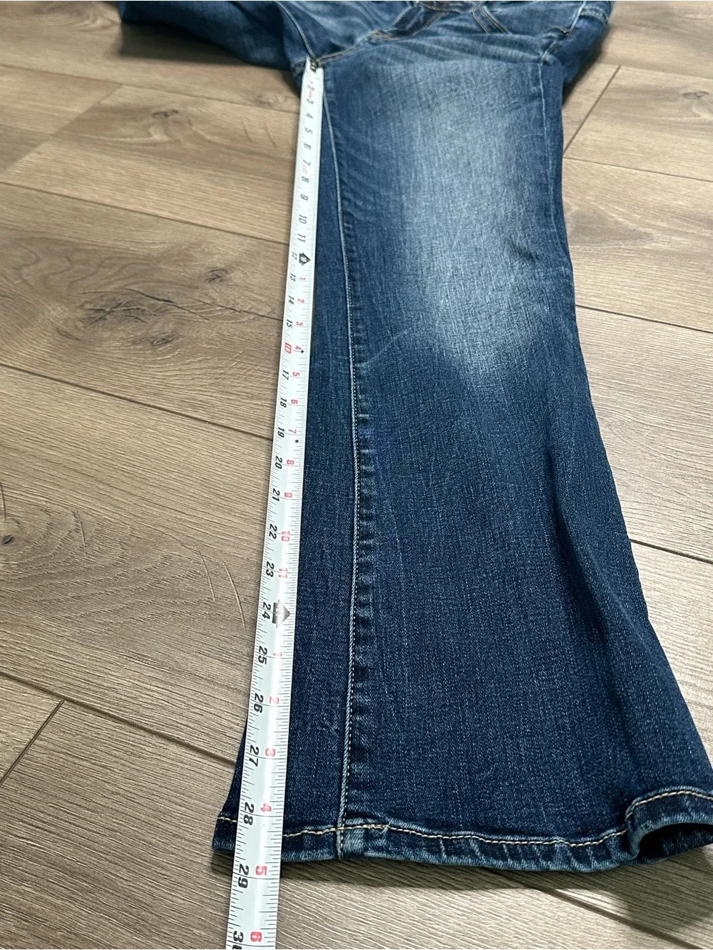 BKE Victoria 29” Mid Rise Boot Cut Stretch Blue Jeans Size 25